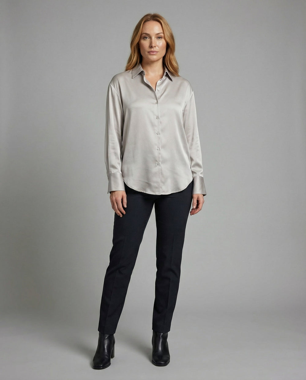 Elegante Seidenbluse Vintage Damen