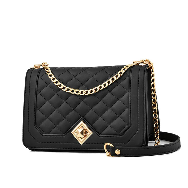 Nord Taschen | Pattern Fashion Women's Bag Popular Chain Small Square Bags for Woman Business Classic Shoulder Crossbody Bag Black