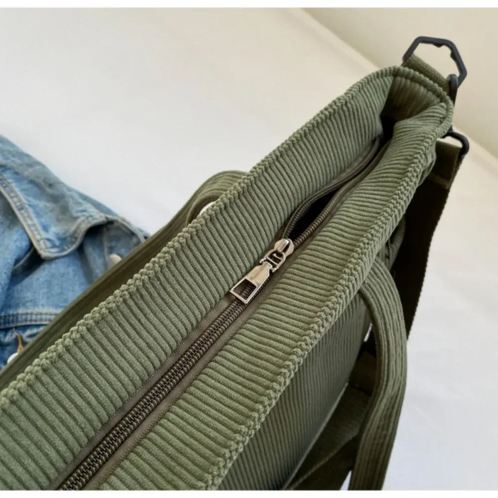 Nord Taschen | Large Handbag for School in Corduroy