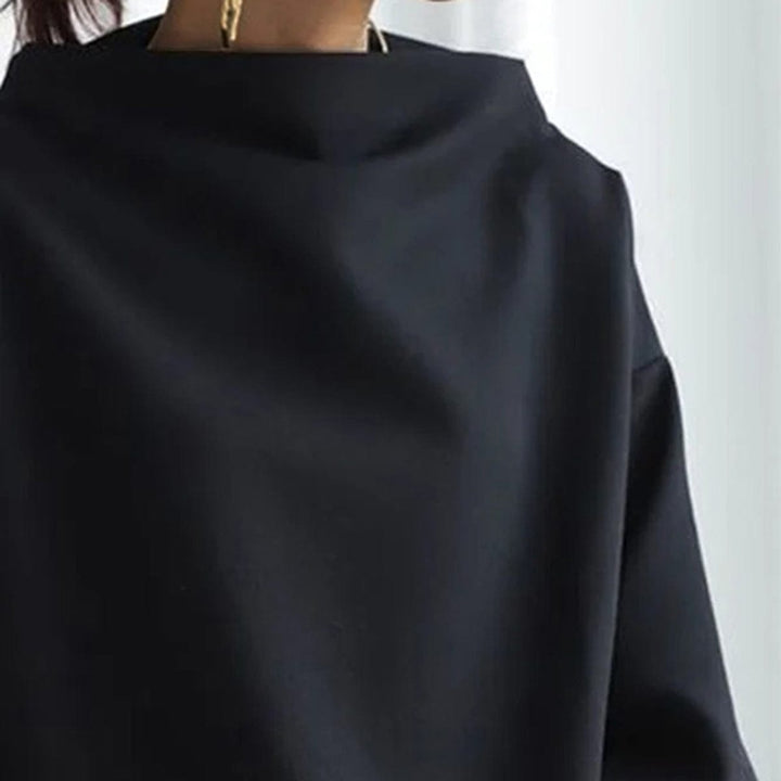 Elegante Loose-Fit Rollkragenbluse