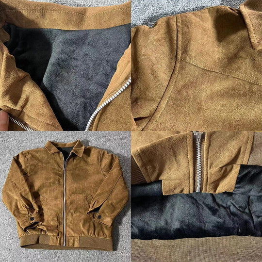 Stilvolle Vintage Casualherbstjacke für Herren Avellé