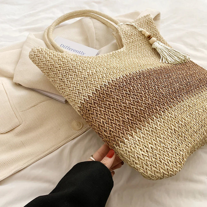 Nord Taschen | Beach Straw Handbag