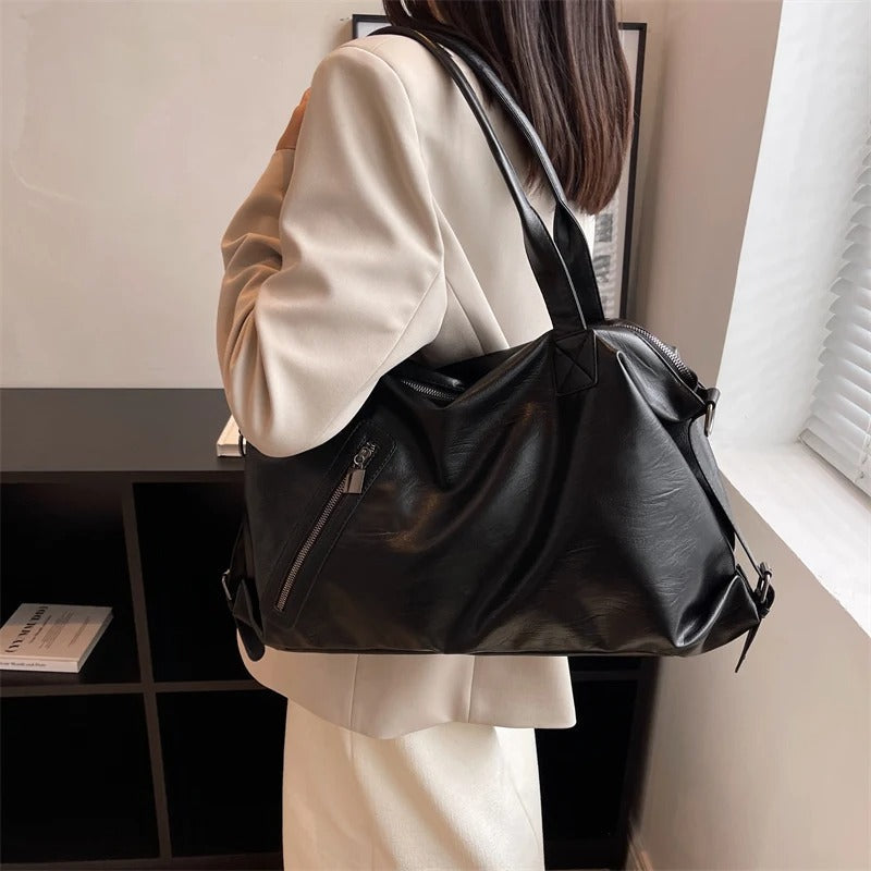 Nord Taschen | Soft Leather School Handbag High School