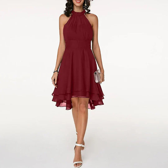 stilvolle Kleid mit charmanten Rüschen - Arvani
