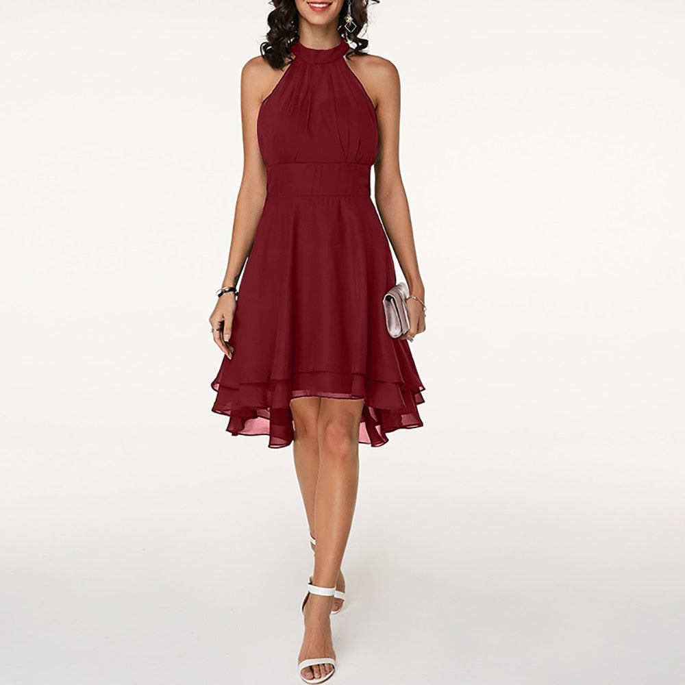 Schickes Elegantes Kleid für Den Abend