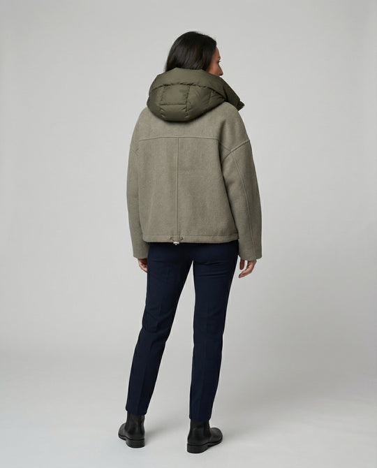Lässige Kapuzenjacke Damen