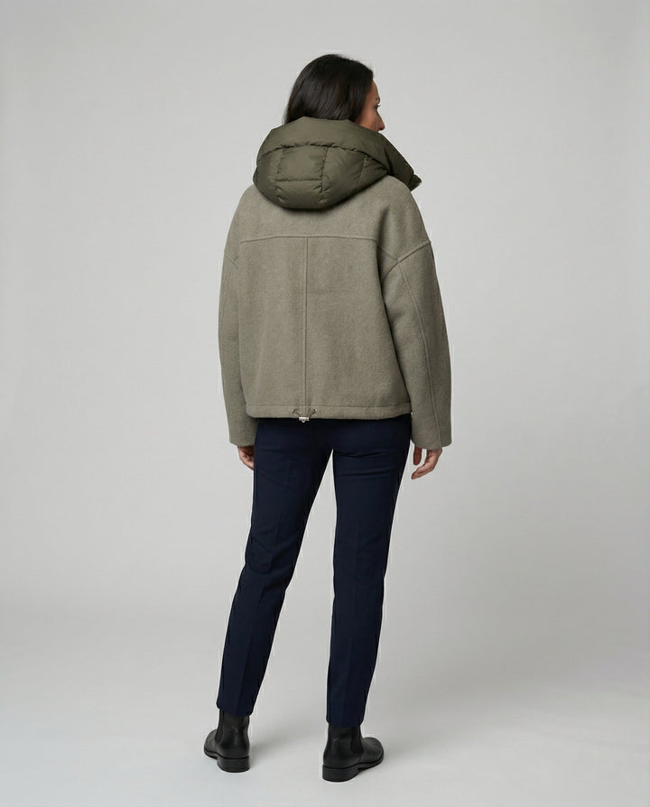 Lässige Kapuzenjacke Damen