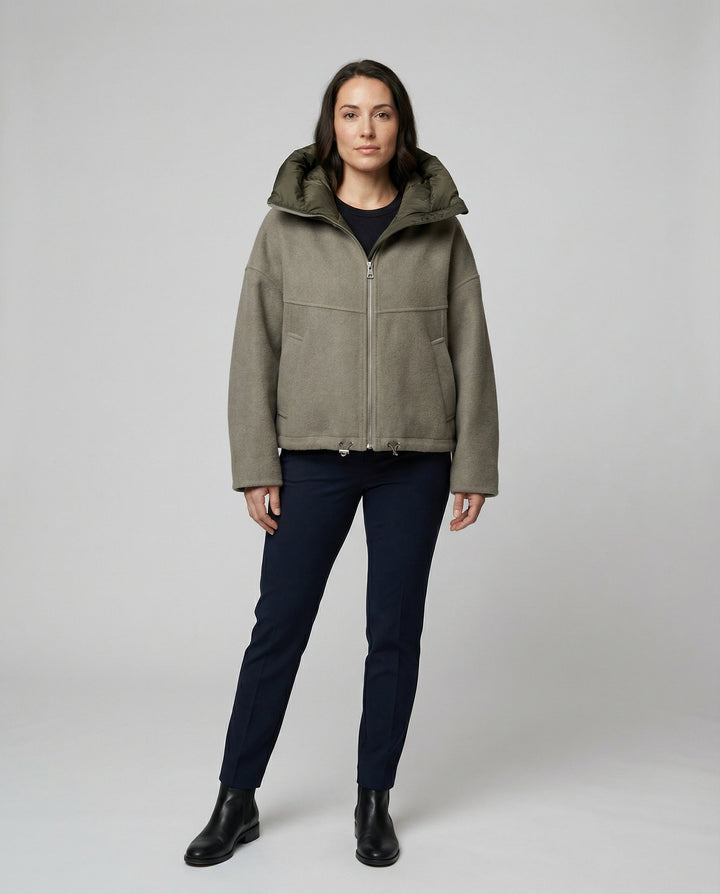 Lässige Kapuzenjacke Damen