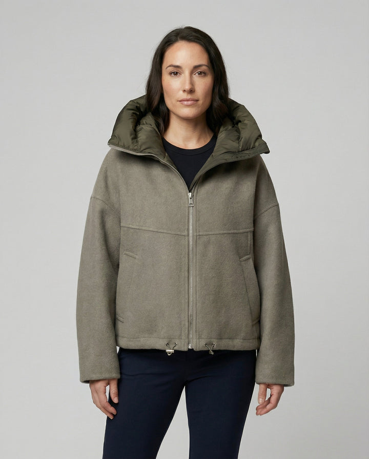 Lässige Kapuzenjacke Damen