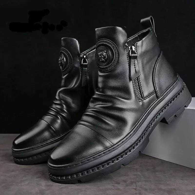 Herren Lederstiefel