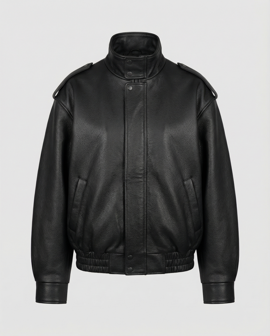 Asymmetrische Damen Lederjacke