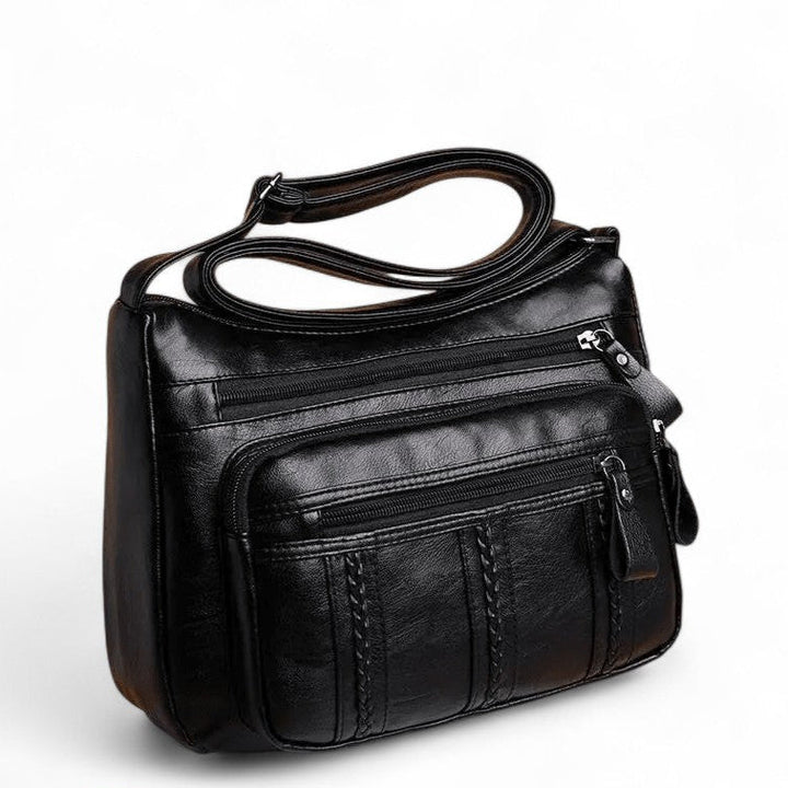 Nord Taschen | Multi-Pocket Leather Shoulder Bag