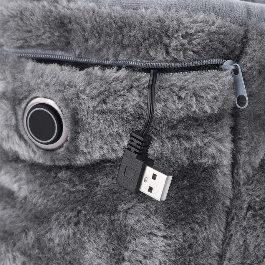 Komfortable USB-beheizte Stiefel mit Reißverschluss