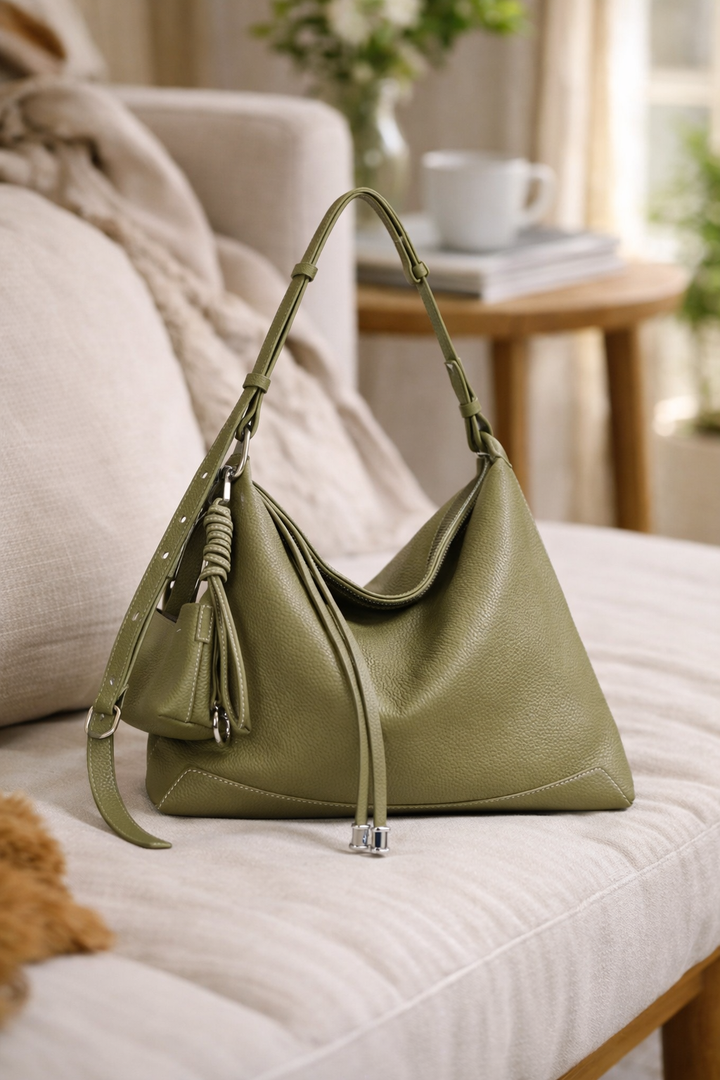 Nord Taschen | Damen Schultertasche groß mit Reißverschluss
