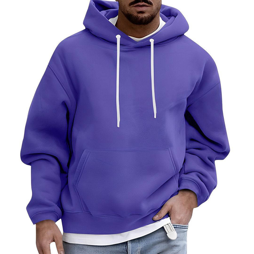 Lässiger Hoodie mit Tasche für Männer