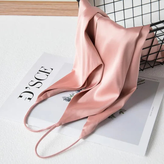 Nord Taschen | Neck Satin Crop Top Damen