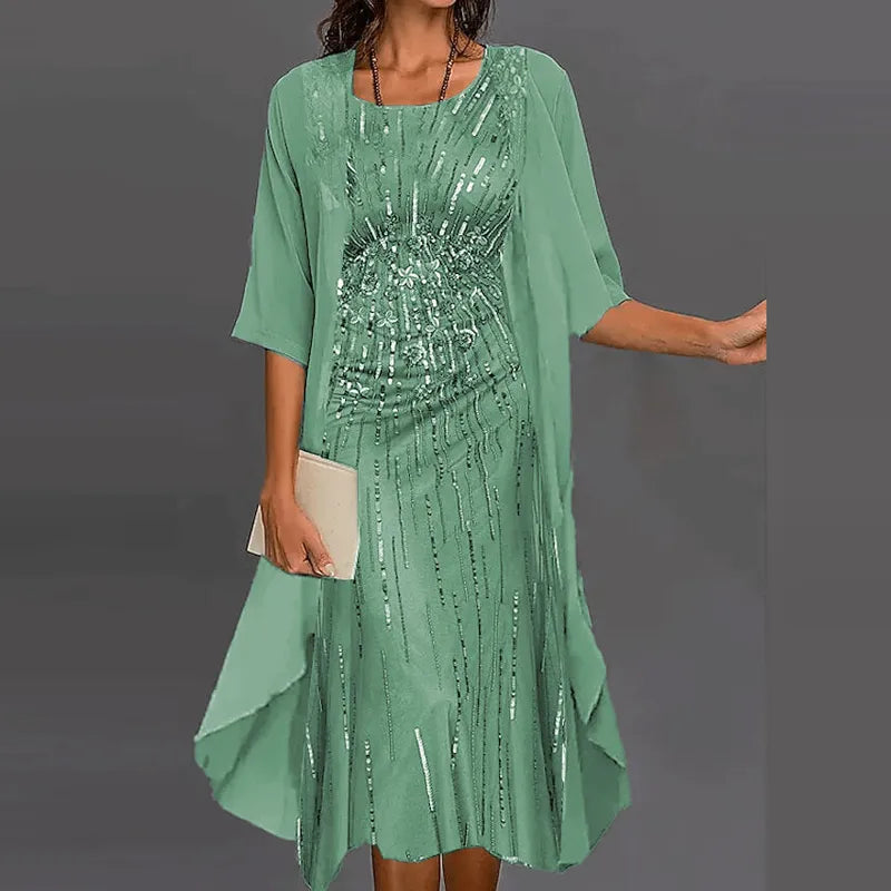 Elegantes individuelles Bedrucktes Kleid