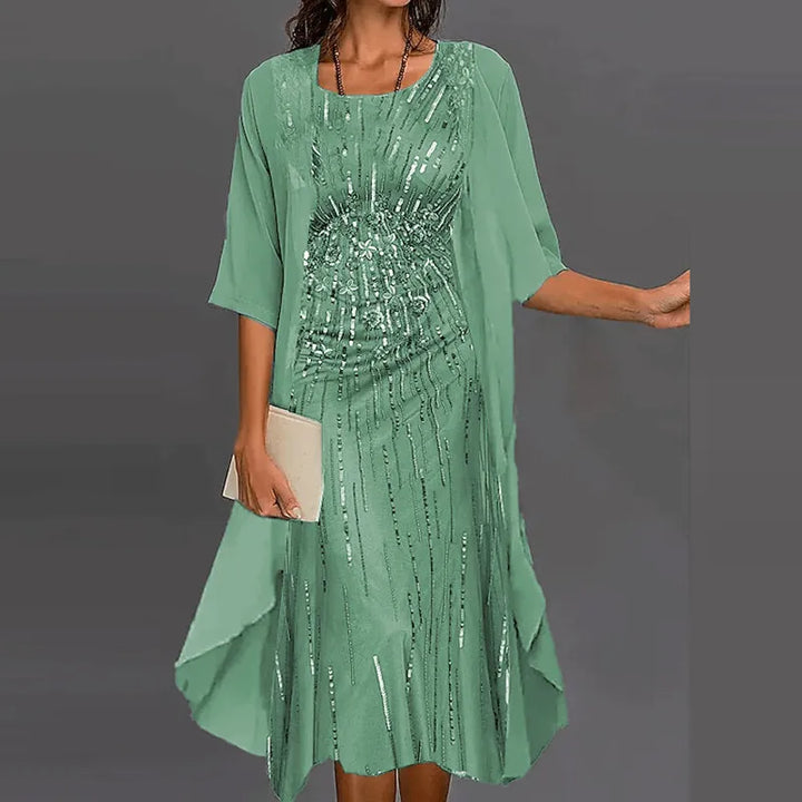Elegantes individuelles Bedrucktes Kleid