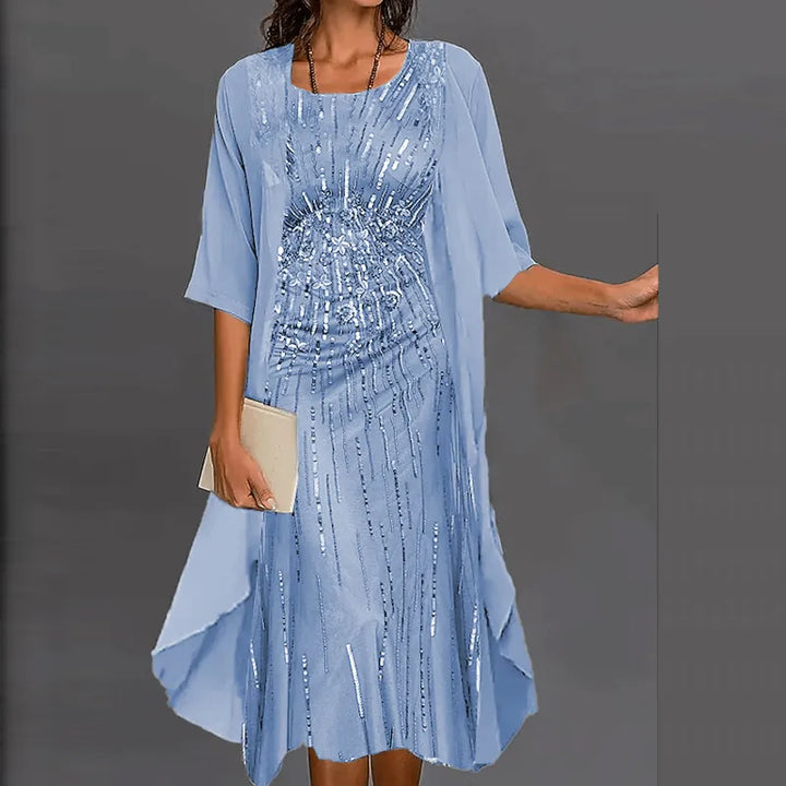 Elegantes individuelles Bedrucktes Kleid