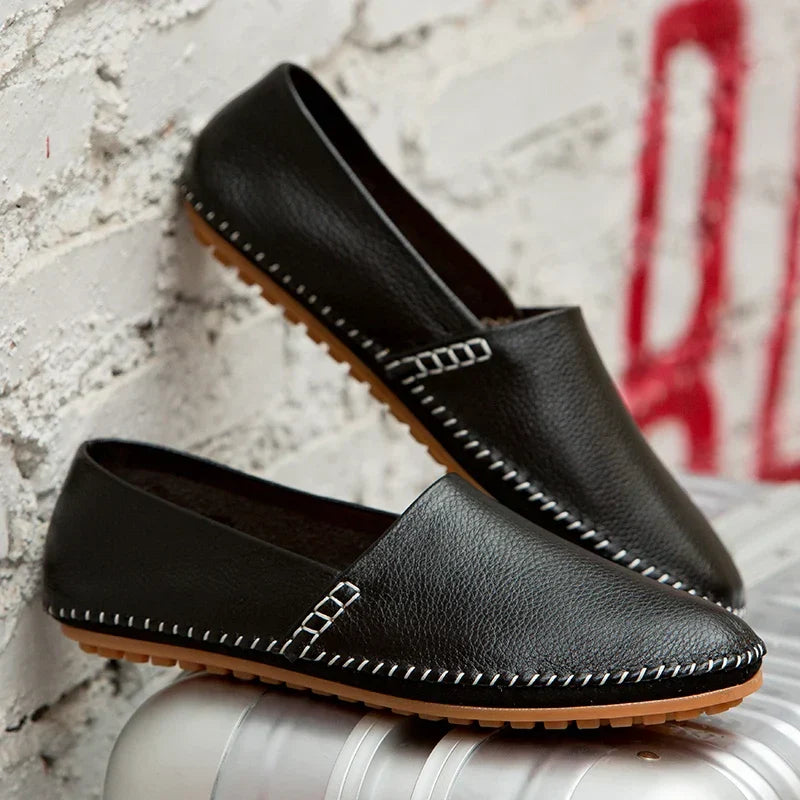 Bequeme Lederhalbschuhe für den Alltag Nord Taschen Nord Taschen