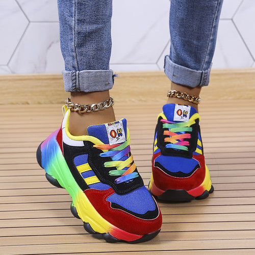 Stilvolle bunte orthopädische Sneakers