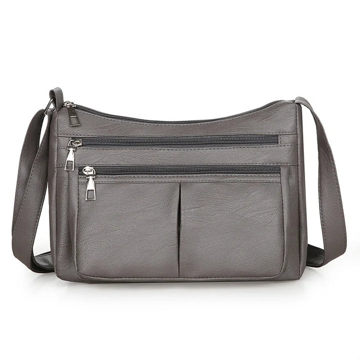 Nord Taschen | Leather Multi-Pocket Handbag with Shoulder Strap