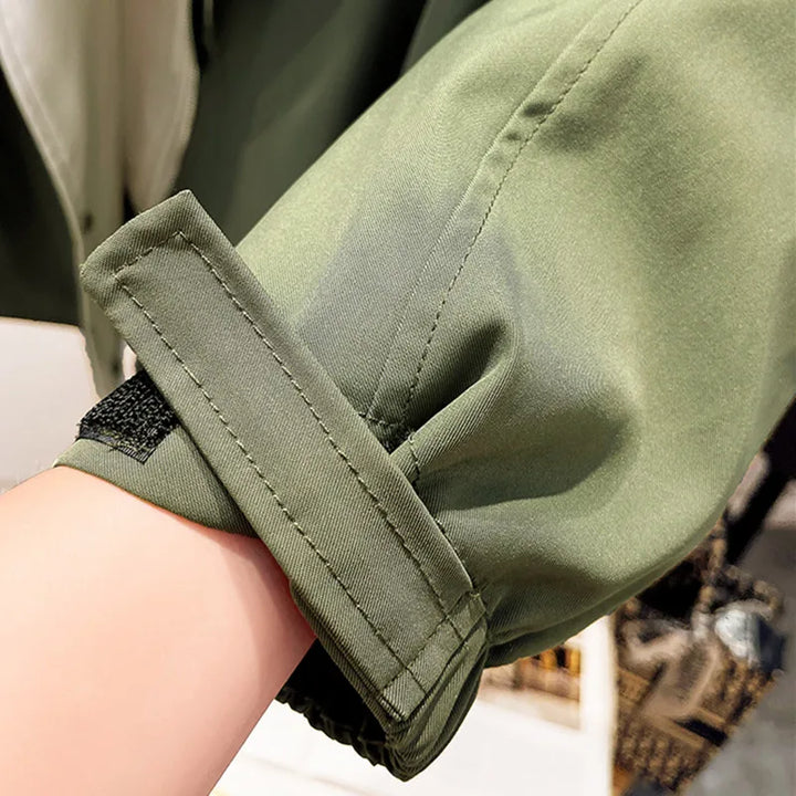 Oversized Wasserdichte Regenjacke für Damen