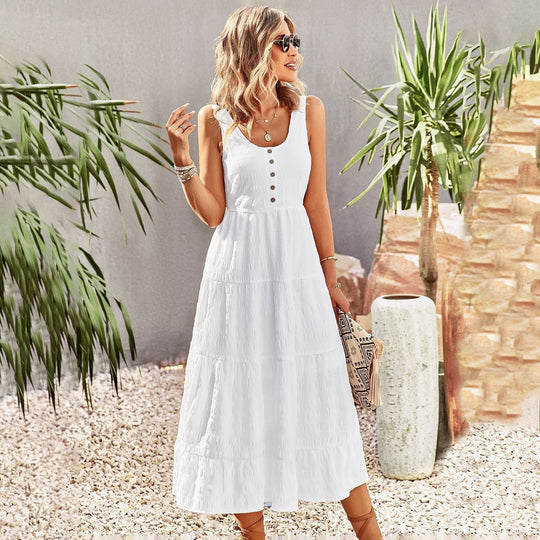 Ärmelloses Midikleid für den Sommer - JoNord Taschenelle