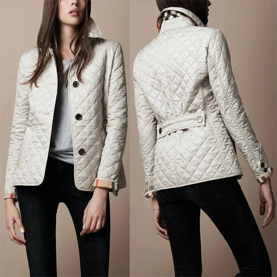 Damen Diamond Quilted Freizeitjacke
