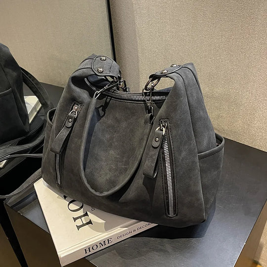 Nord Taschen | Large Suede Handbag