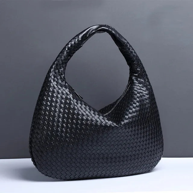 Vintage Umhängetasche Damen Geflochtene Handtasche mit Reißverschluss Im Sale