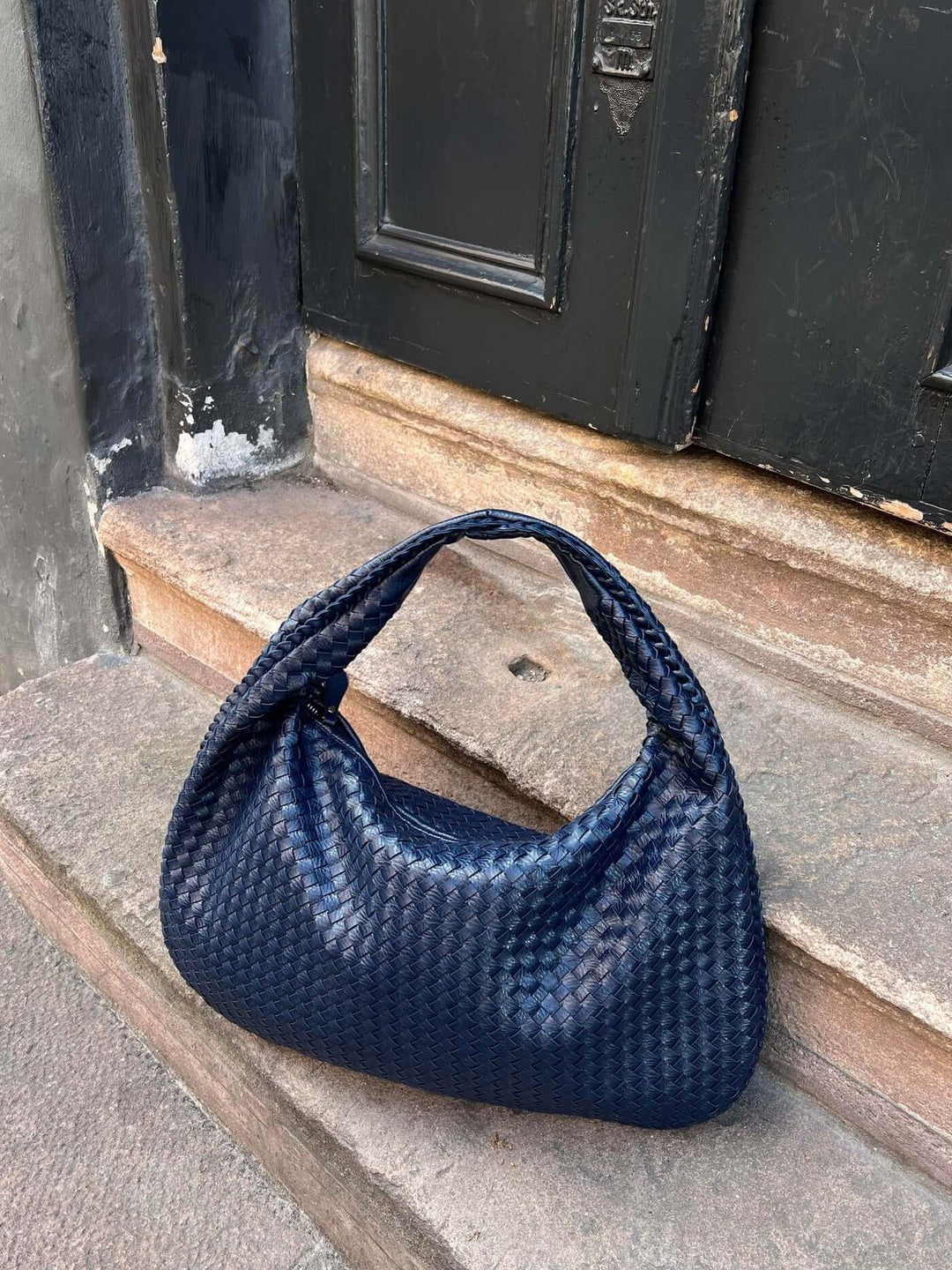 Vintage Umhängetasche Damen Geflochtene Handtasche mit Reißverschluss Im Sale