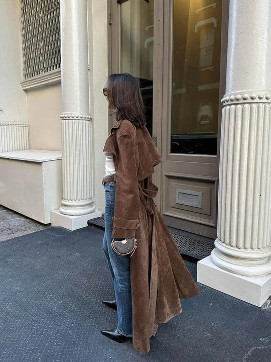 Nord Taschen | Wildleder Trenchcoat