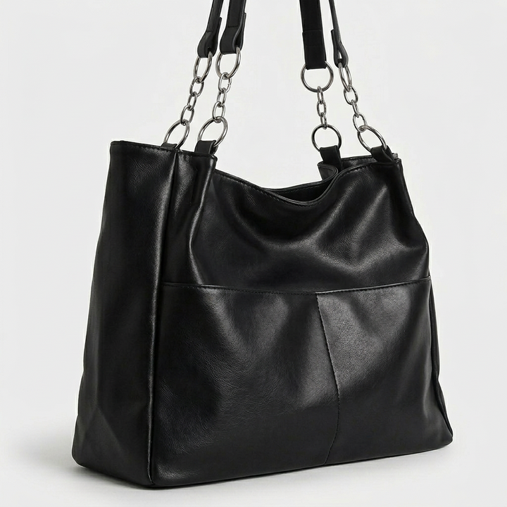 Nord Taschen | Große Vegane Rinderhaut Tote Tasche, Ketten Schultertasche
