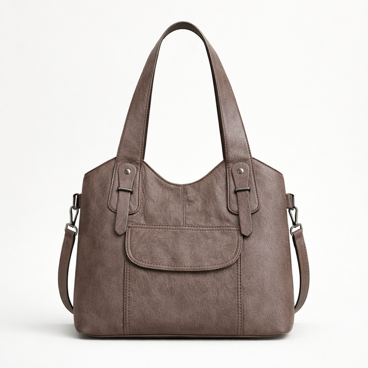 Nord Taschen | Große vegane Kuhfell-Tasche, Schultertasche
