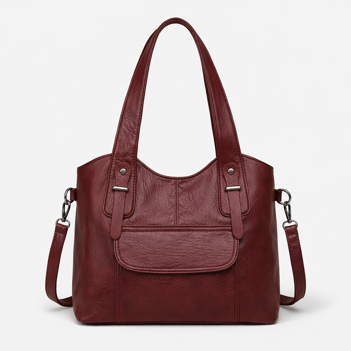 Nord Taschen | Große vegane Kuhfell-Tasche, Schultertasche