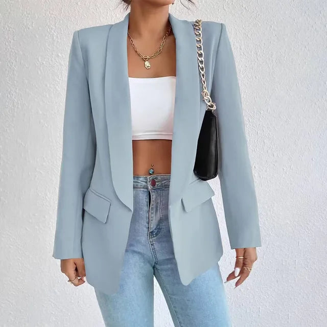 Damen Blazer Streetwear Mode Blazer