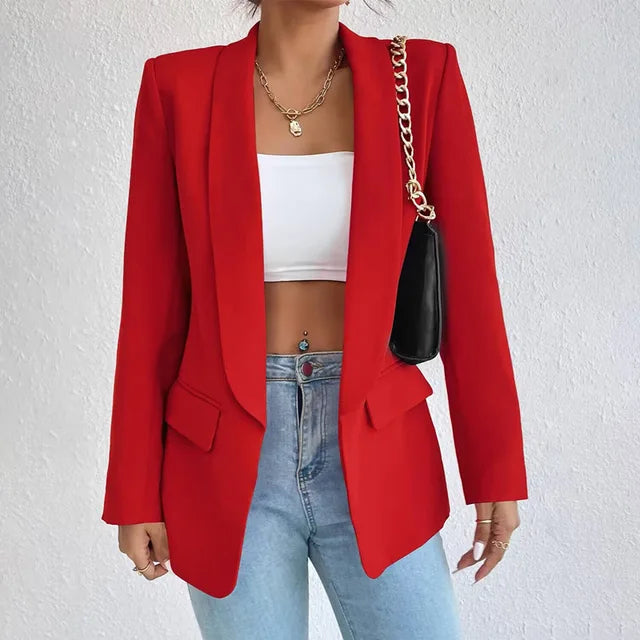 Damen Blazer Streetwear Mode Blazer