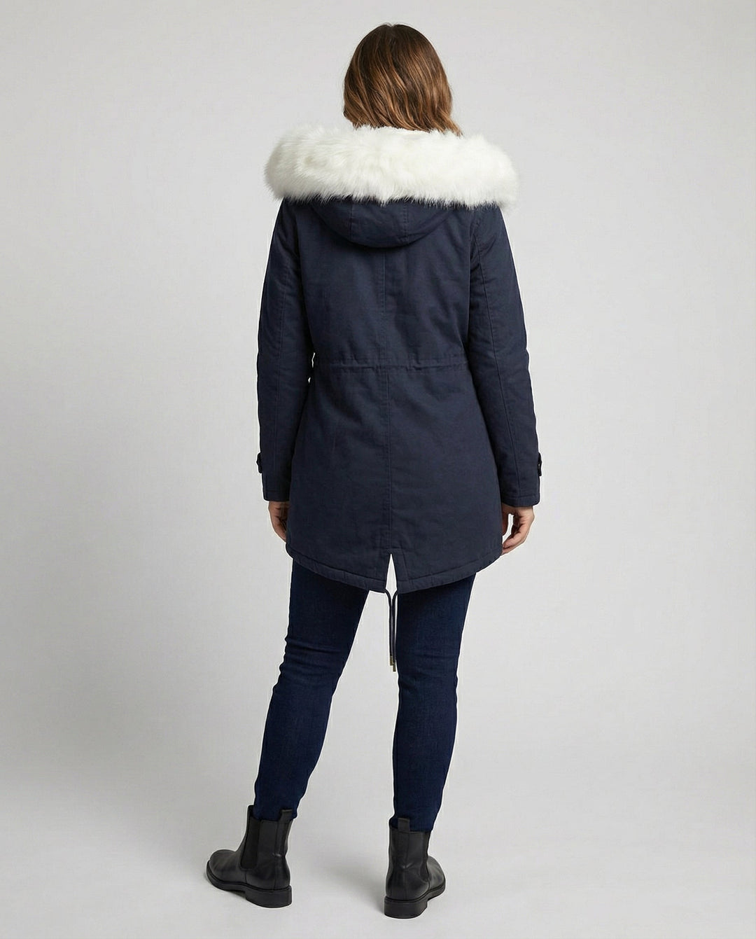 Warme Damen Winterjacke Mittellang