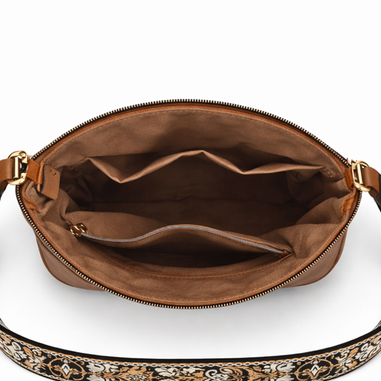 Nord Taschen | Vegane Rindsleder Umhängetasche, Boho Gitarrengurt