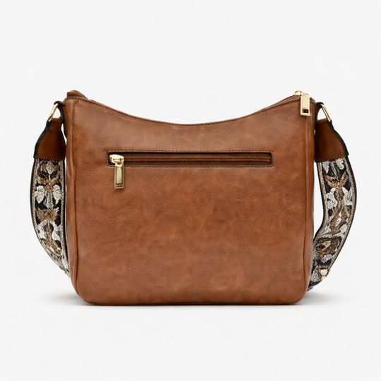 Nord Taschen | Vegane Rindsleder Umhängetasche, Boho Gitarrengurt