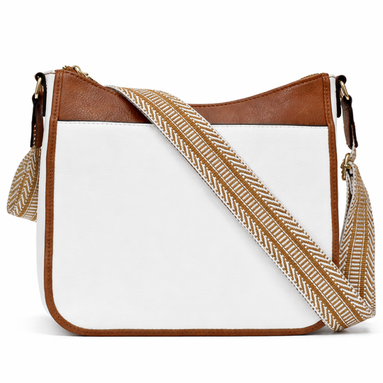 Nord Taschen | Vegane Rindsleder Umhängetasche, Boho Gitarrengurt