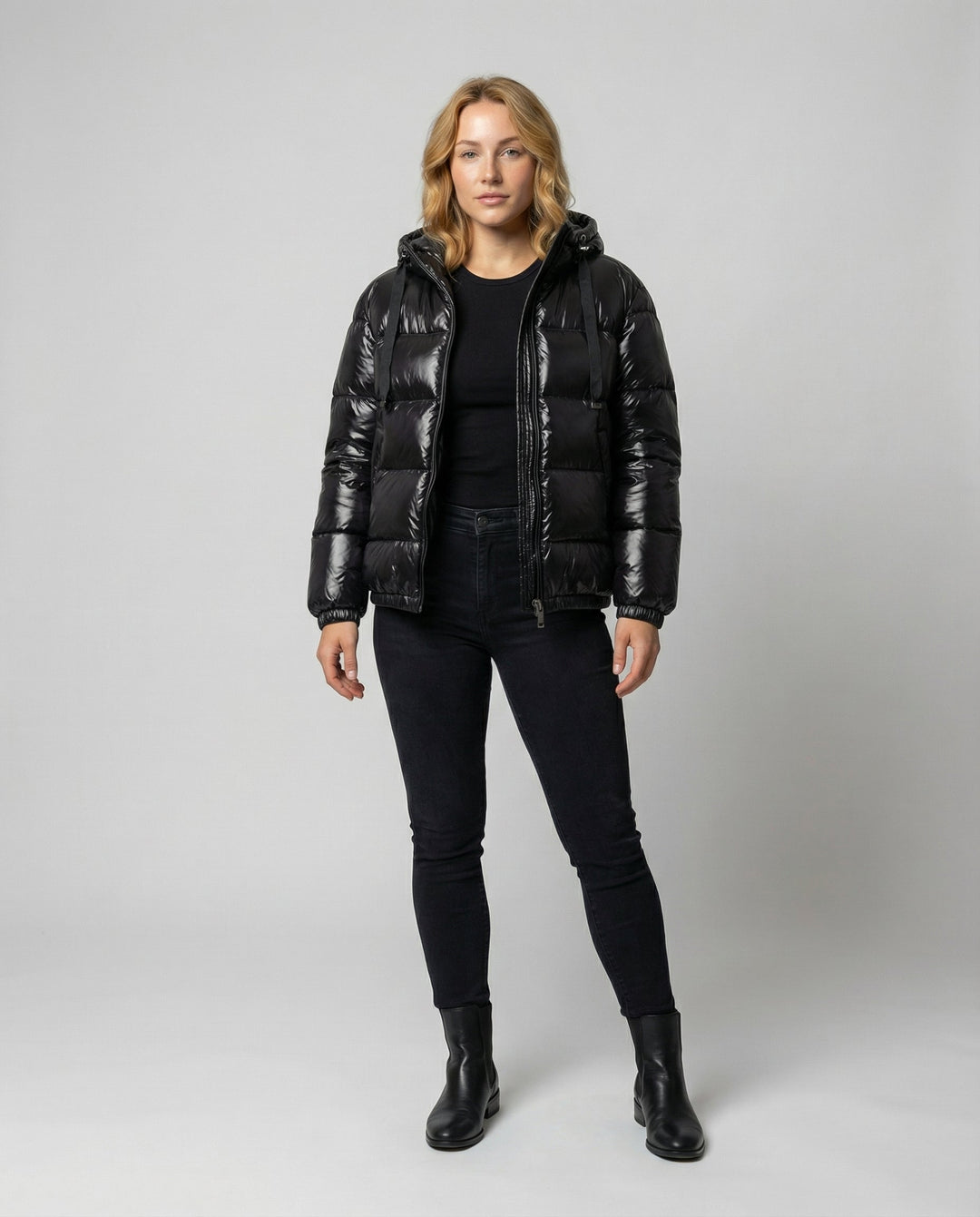 Unisex Daunen-Pufferjacke