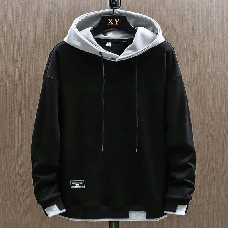 Herren Hoodie aus weichem Baumwollstoff für Frühling und Herbst