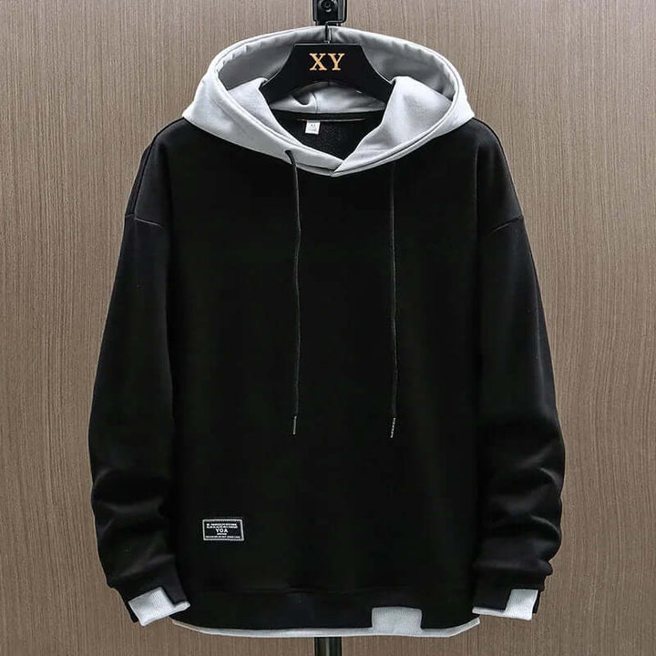 Herren Hoodie aus weichem Baumwollstoff für Frühling und Herbst