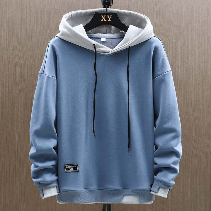 Herren Hoodie aus weichem Baumwollstoff für Frühling und Herbst