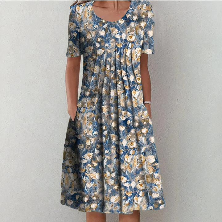 Elegantes Kleid aus weichem Mischgewebe