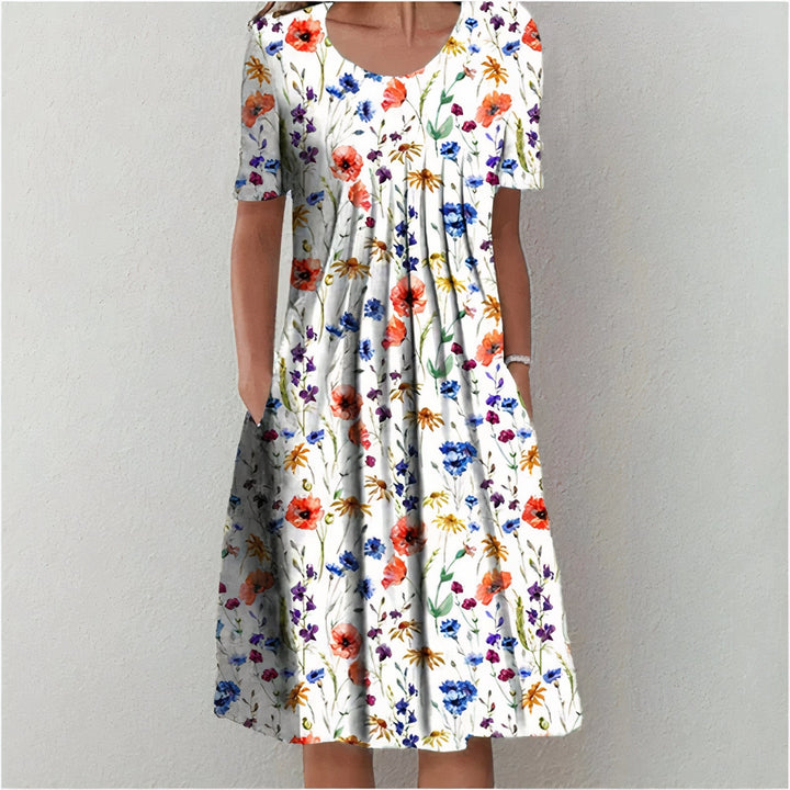 Elegantes Kleid aus weichem Mischgewebe