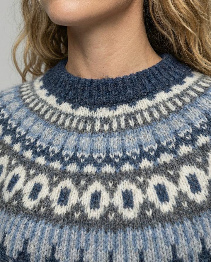 Nordischer Strickpullover Damen