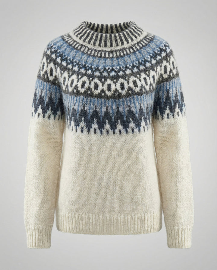 Nordischer Strickpullover Damen